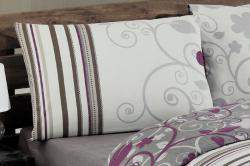 Oblie�ky bavlna issimo Home CALANTHE HNEDO FIALOV�